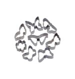 Set Cortantes De Mariposas Acero Inox 8pzs