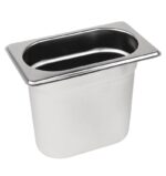 Cuba Fuente Asadera Gastronorm GN 1/9 Acero Inoxidable 15cm