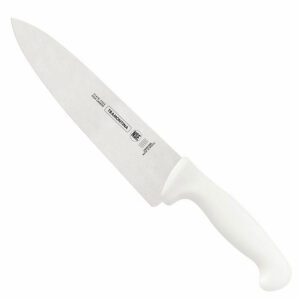 Cuchillo de Cocinero 20cm Mango Blanco Profesional