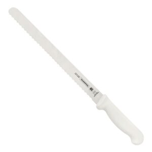 Cuchillo de Pan 30cm Mango Blanco Profesional