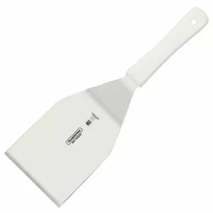 Espátula Angular Para Plancha Acero Inox 10x18cm Profesional