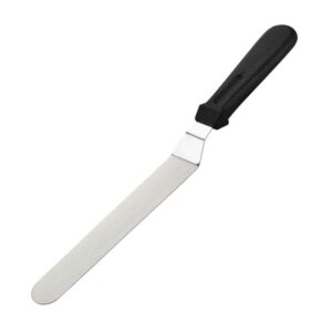 Espátula Angular / Francesa Acero Inox Confitero 20cm M. Plastico