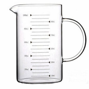 Jarra Graduada Estilo Laboratorio Borosilicato 1000cc