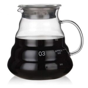Jarra Vidrio Para V60 700 Ml