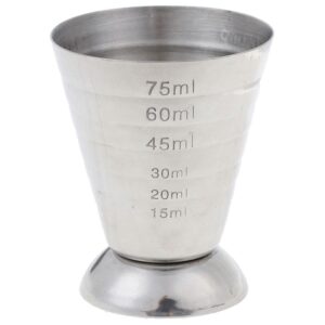 Jigger Medidor Con Medidas 75ml Acero Inoxidable