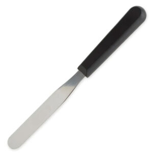 Mini Espátula Emplatar Acero Inox Recta 12cm