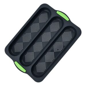 Molde Pan Frances / Baguette Perforado En Silicona