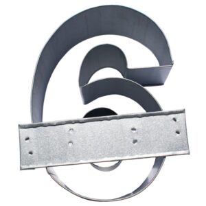 Molde / Faja Acero Aluminizado Forma de Numero Seis o Nueve