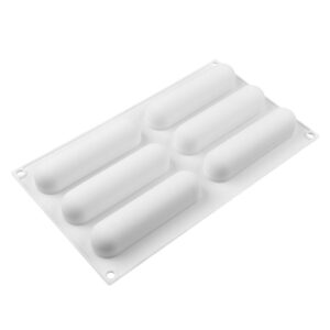 Molde De Silicona 3D Eclair 6 Cavidades