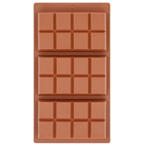 Molde De Silicona Para Tableta Chocolate Dubai 3 Cavidades