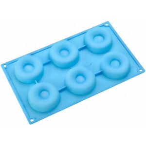 Molde De Silicona Mini Savarin Redondo 6 Cavidades