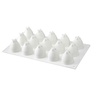 Molde De Silicona 3D Frutilla 15 Cavidades
