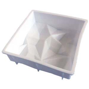 Molde De Silicona 3D Torta Ola Geometrica
