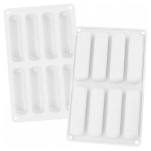 Molde De Silicona Eclair Plantillas 8 Cavidades