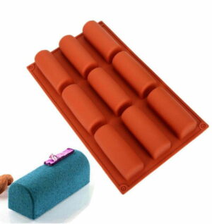 Molde De Silicona Mini Buche / Tronco 9 Cavidades