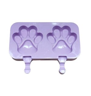 Molde De Silicona Helado Palito / Barra / Paleta Helada 2 Cavidades Huella