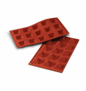 Molde De Silicona Piramide 15 Cavidades 3.5x3.5cm