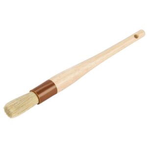 Pincel Redondo de Cerda Natural 2.5cm Cafe Baristas