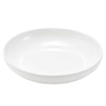 Plato Hondo Melamina Blanca 22.5 cm | Resistente y Liviano