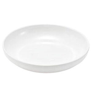 Plato Hondo Melamina Blanca 22.5 cm | Resistente y Liviano