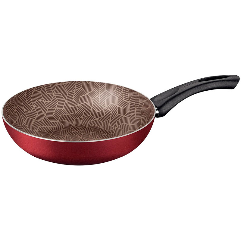 sarten-hondo-wok-28-cm-antiadherente-paris-rojo sarten hondo wok 28 cm antiadherente paris rojo