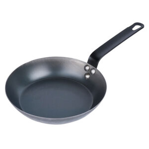 Sarten Profesional Acero Carbono Negro Mango Planchuela Ø22 cm