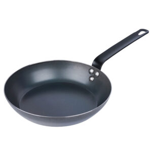 Sarten Profesional Acero Carbono Negro Mango Planchuela Ø24 cm