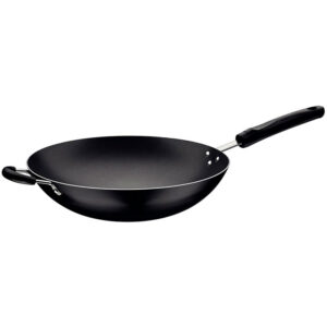 Sarten Wok con Cabo Ø32cm Antiadherente Negro