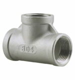 Tee Hembra Acero Inoxidable 304 de 1/2"
