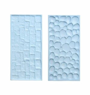 Set 2 Texturadores Fondant Piedra / Granito Fondant