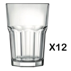 Vaso De Agua / Refresco Facetado 410ml Bristol x12