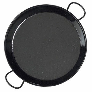 Paellera Valenciana de Acero Esmaltado Ø34cm