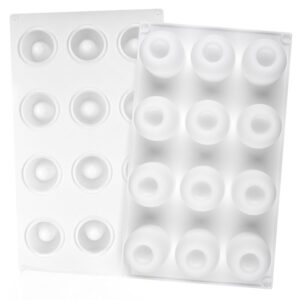 Molde De Silicona 3D Esfera Savarin 12 Cavidades