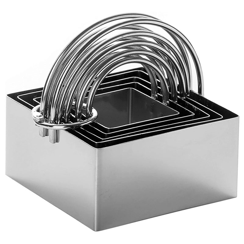 set-cortantes-cuadrados-acero-inoxidable-5-piezas set cortantes cuadrados acero inoxidable 5 piezas