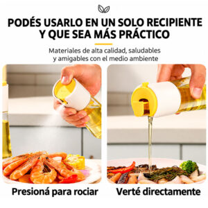 Inicio 6 aceitera pulverizador aceite 300 ml en uso