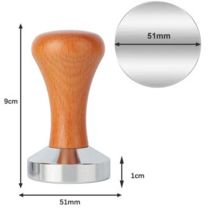Inicio 16 tamper 51 mm para cafeteras express espresso domestica medidas