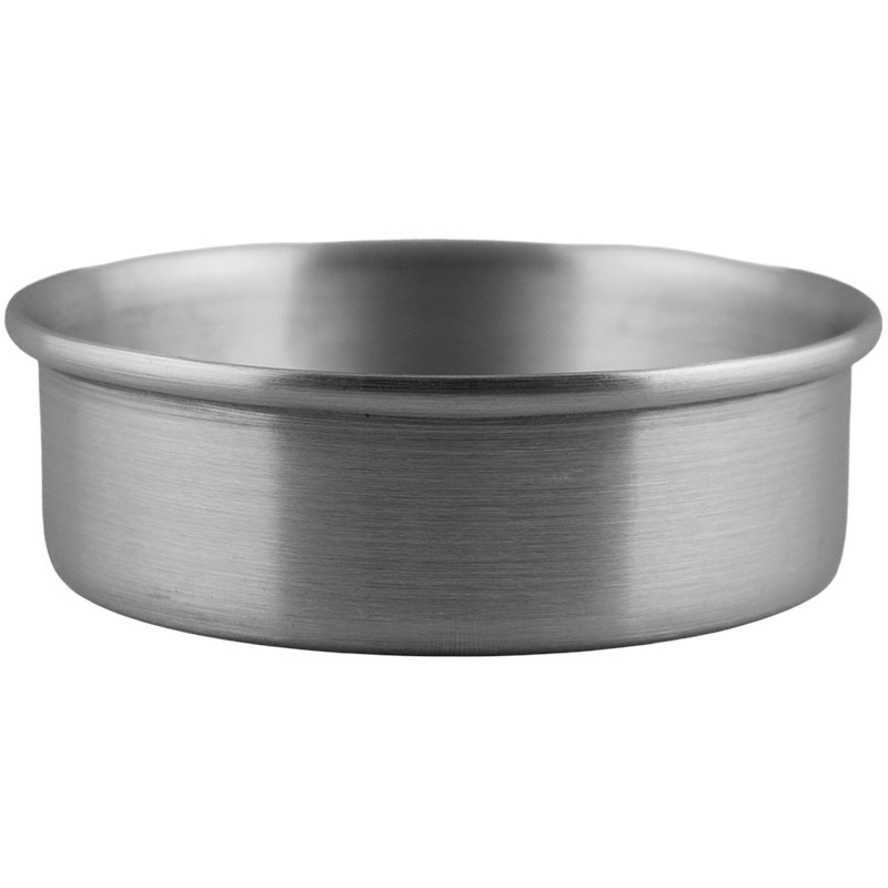 tartera pizzera molde bajo diametro 100 mm altura 30 mm fondo fijo aluminio